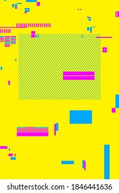 Textura de destello de la composición del vector de Cyberpunk futurista