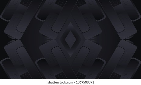 Futuristic dark abstract background design.