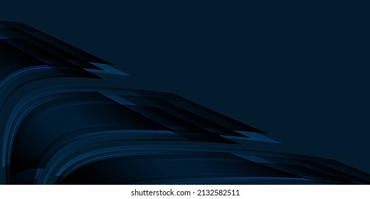 Futuristic dark blue background design