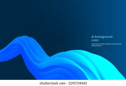 Diseño de fondo de degradado azul oscuro futurista. diseño de fondo con tecnología thame.