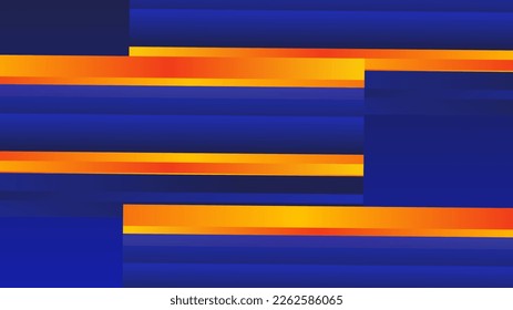 Futuristische, dunkelblaue Orange-Vektordesign