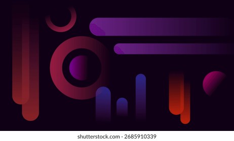 Patrón de fondo Abstractas geométrico oscuro futurista