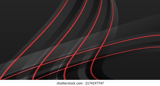 Fondo rojo y negro oscuro futurista