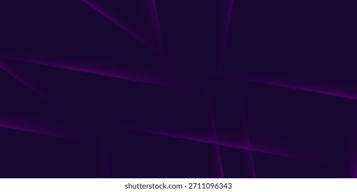Fondo violeta profundo futurista con líneas diagonales brillantes. Concepto de velocidad de Tecnología minimalista. Diseño de moda creativo moderno en Ilustración vectorial