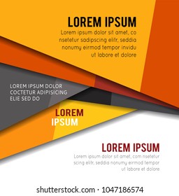 Futuristic Design, background with triangle. Abstract design layout template.