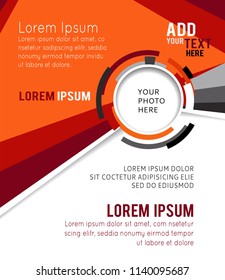 Futuristic Design, background with triangle. Abstract design layout template.