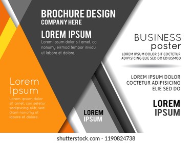 Futuristic Design, background with triangle. Abstract design layout template.