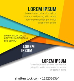 Futuristic Design, background with triangle. Abstract design layout template.