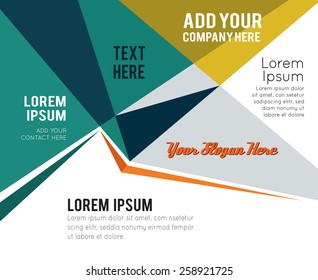 Futuristic Design, background with triangle. Abstract design layout template.