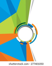 Futuristic Design, background with triangle. Abstract design layout template.