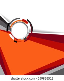 Futuristic Design, background with triangle. Abstract design layout template.