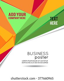 Futuristic Design, background with triangle. Abstract design layout template.