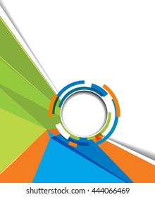 Futuristic Design, background with triangle. Abstract design layout template.
