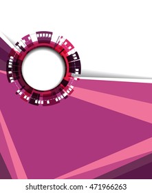 Futuristic Design, background with triangle. Abstract design layout template.