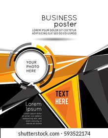 Futuristic Design, background with triangle. Abstract design layout template.