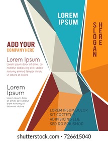 Futuristic Design, background with triangle. Abstract design layout template.