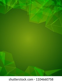 Futuristic Design, background with triangle - brochure design or flyer