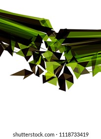 Futuristic Design, background with triangle - brochure design or flyer