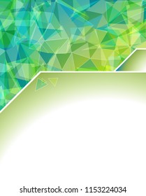 Futuristic Design, background with triangle - brochure design or flyer