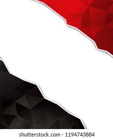 Futuristic Design, background with triangle - brochure design or flyer