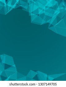 Futuristic Design, background with triangle - brochure design or flyer