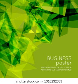 Futuristic Design, background with triangle - brochure design or flyer