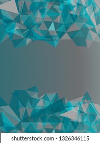 Futuristic Design, background with triangle - brochure design or flyer