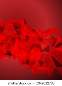 Futuristic Design, background with triangle - brochure design or flyer
