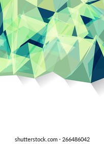 Futuristic Design, background with triangle - brochure design or flyer
