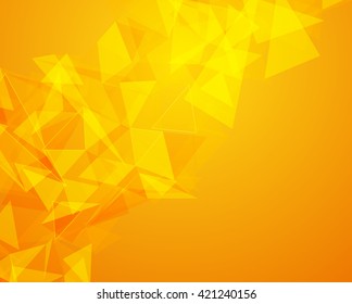 Futuristic Design, background with triangle - brochure design or flyer