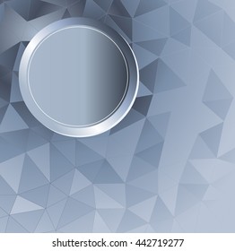 Futuristic Design, background with triangle - brochure design or flyer