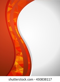 Futuristic Design, background with triangle - brochure design or flyer