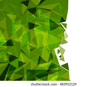 Futuristic Design, background with triangle - brochure design or flyer