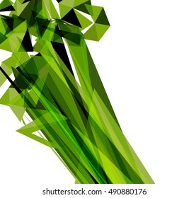 Futuristic Design, background with triangle - brochure design or flyer