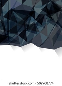 Futuristic Design, background with triangle - brochure design or flyer