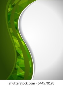 Futuristic Design, background with triangle - brochure design or flyer