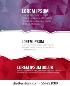 Futuristic Design, background with triangle - brochure design or flyer