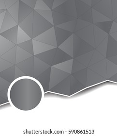 Futuristic Design, background with triangle - brochure design or flyer