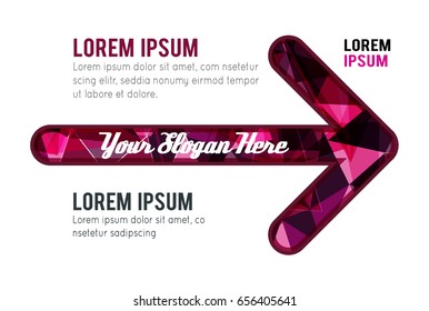 Futuristic Design, background with triangle - brochure design or flyer