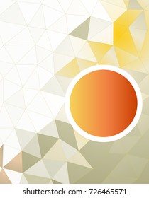 Futuristic Design, background with triangle - brochure design or flyer