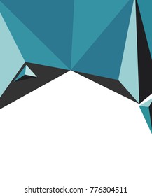 Futuristic Design, background with triangle - brochure design or flyer