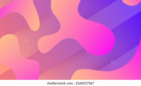 Futuristic Design. Blue Bright Cover. Cool Gradient Flyer. Minimal Element. Tech Landing Page. Trendy Paper. Business Magazine. Modern Background. Violet Futuristic Design