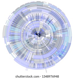 Futuristic design color background element