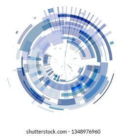 Futuristic design color background element
