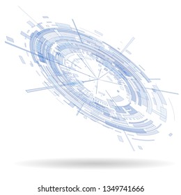 Futuristic design color background element