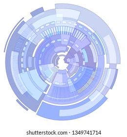 Futuristic design color background element