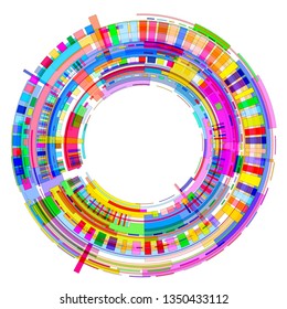 Futuristic design color background element