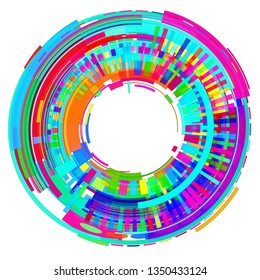 Futuristic design color background element