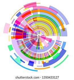 Futuristic design color background element