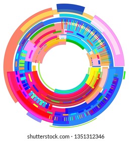 Futuristic design color background element